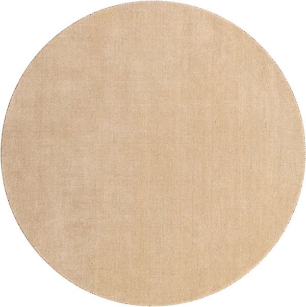 Primary image of  6' 7 x 6' 7  Hand Knotted Solid Gabbeh Wool Round Rug