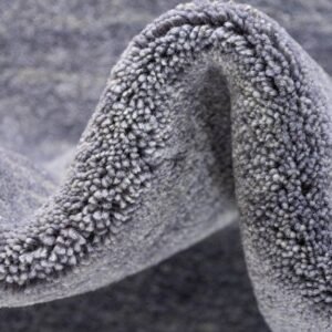Detail image of  2' 7 x 16' 5  Hand Knotted Solid Gabbeh Wool Runner Rug