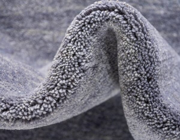 Detail image of  2' 7 x 16' 5  Hand Knotted Solid Gabbeh Wool Runner Rug