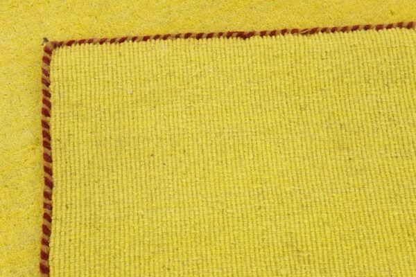 Detail image of  2' 7 x 9' 10  Hand Knotted Solid Gabbeh Wool Runner Rug