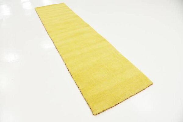 Detail image of  2' 7 x 9' 10  Hand Knotted Solid Gabbeh Wool Runner Rug