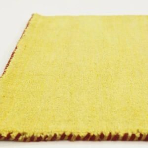 Detail image of  2' 7 x 9' 10  Hand Knotted Solid Gabbeh Wool Runner Rug