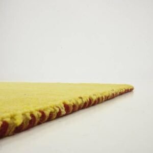 Detail image of  2' 7 x 9' 10  Hand Knotted Solid Gabbeh Wool Runner Rug