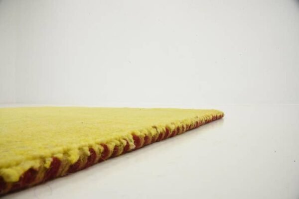 Detail image of  2' 7 x 9' 10  Hand Knotted Solid Gabbeh Wool Runner Rug