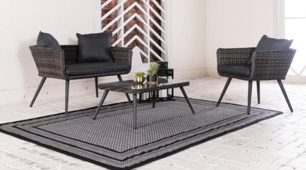 Detail image of  4' x 6' Border Indoor / Outdoor Rug