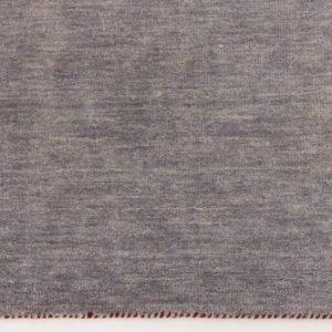 Detail image of  2' 7 x 16' 5  Hand Knotted Solid Gabbeh Wool Runner Rug