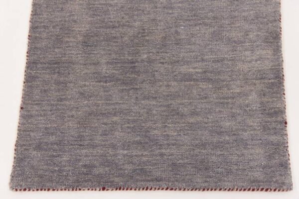 Detail image of  2' 7 x 16' 5  Hand Knotted Solid Gabbeh Wool Runner Rug