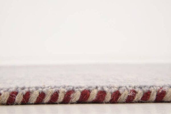 Detail image of  2' 7 x 16' 5  Hand Knotted Solid Gabbeh Wool Runner Rug