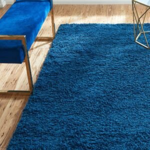 Detail image of  4' x 6' Solid Shag Rug