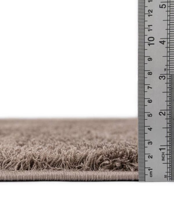 Detail image of  8' x 10' Solid Shag Rug