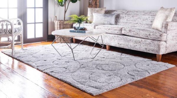 Detail image of  8' x 10' Botanical Shag Rug