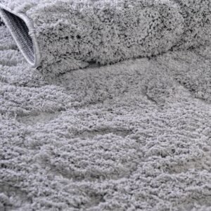 Detail image of  8' x 10' Botanical Shag Rug