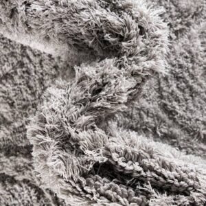 Detail image of  8' x 10' Botanical Shag Rug