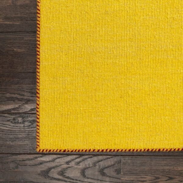 Detail image of  2' 7 x 9' 10  Hand Knotted Solid Gabbeh Wool Runner Rug