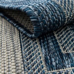 Detail image of  2' x 6' Border Indoor / Outdoor Runner Rug