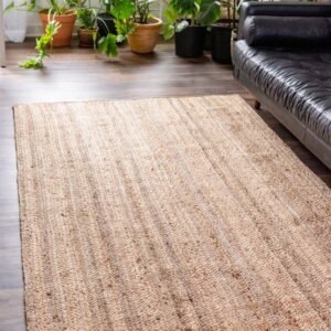 Detail image of  8' x 10'  Hand Braided Jute Rug