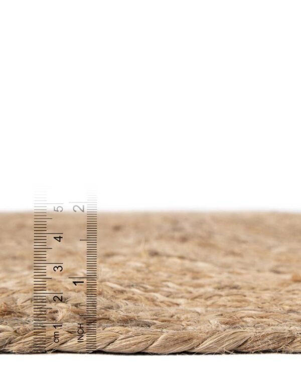 Detail image of  8' x 10'  Hand Braided Jute Rug