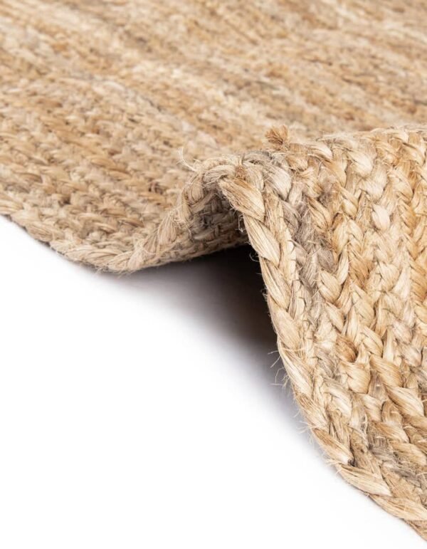 Detail image of  8' x 10'  Hand Braided Jute Rug