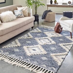 Detail image of  9' x 12' 2  Hand Woven Arizona Wool Rug