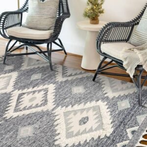 Detail image of  9' x 12' 2  Hand Woven Arizona Wool Rug