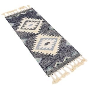 Detail image of  2' 2 x 6' 1  Hand Woven Arizona Wool Runner Rug