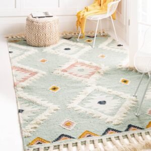 Detail image of  2' x 3' 1  Hand Woven Arizona Wool Rug