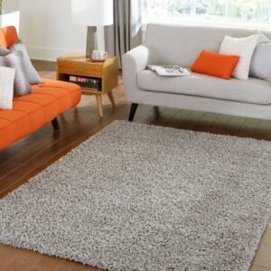 Detail image of  6' x 9' Solid Shag Rug