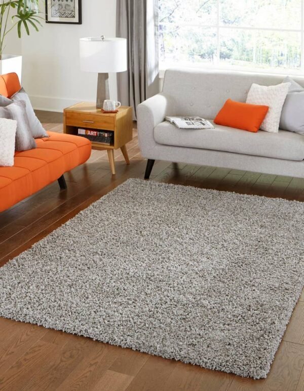 Detail image of  6' x 9' Solid Shag Rug