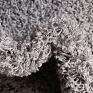 Detail image of  6' x 9' Solid Shag Rug