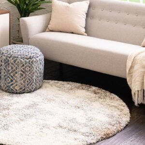 Detail image of  6' x 6' Soft Touch Shag Round Rug