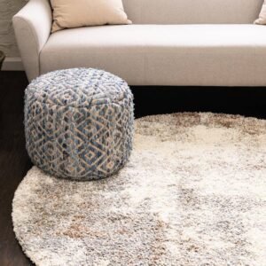 Detail image of  6' x 6' Soft Touch Shag Round Rug