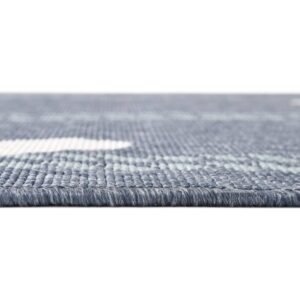 Detail image of  2' x 6' Coastal Indoor / Outdoor Runner Rug