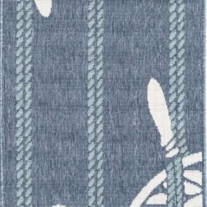 Primary image of  2' x 6' Coastal Indoor / Outdoor Runner Rug
