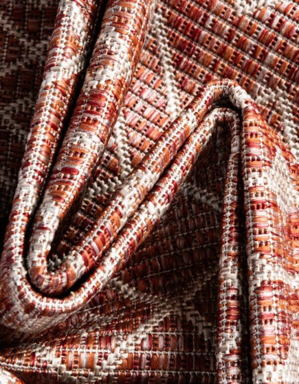 Detail image of  5' 3 x 5' 3 Lattice Indoor / Outdoor Square Rug