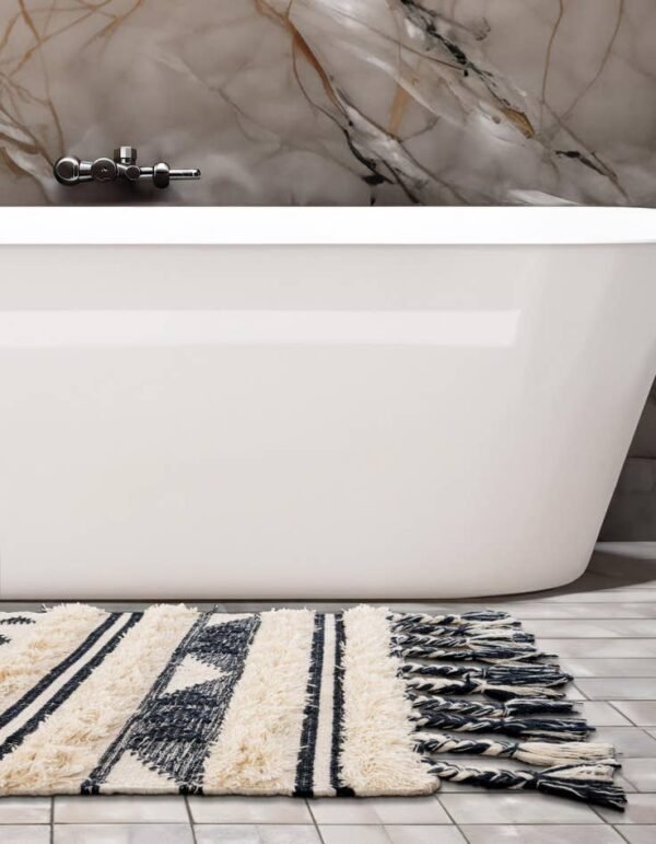 Detail image of  2' 2 x 8' 2  Hand Woven Arizona Wool Runner Rug
