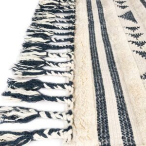 Detail image of  2' 2 x 8' 2  Hand Woven Arizona Wool Runner Rug