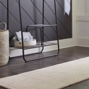 Detail image of  2' x 8'  Hand Woven Jill Zarin English Manor Farmhouse Wool Runner Rug