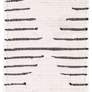 Primary image of  1' 2 x 6' 1  Hand Woven Chindi Cotton Table Runner Rug