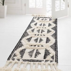 Detail image of  2' 2 x 5' 1  Hand Woven Arizona Wool Runner Rug