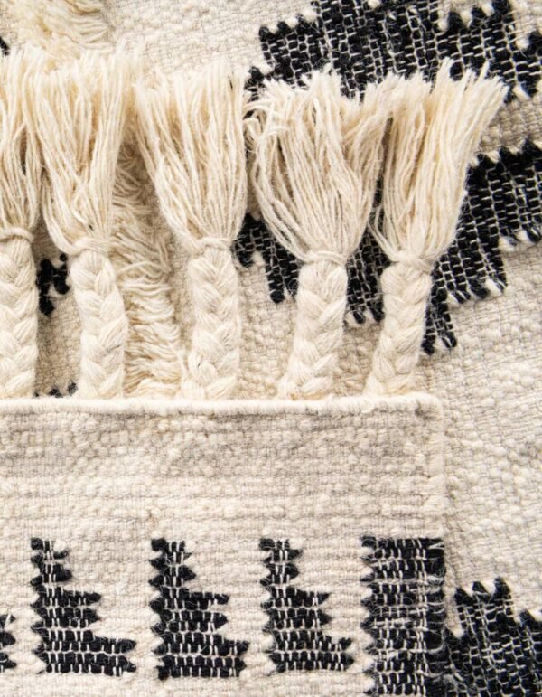 Detail image of  2' 2 x 5' 1  Hand Woven Arizona Wool Runner Rug