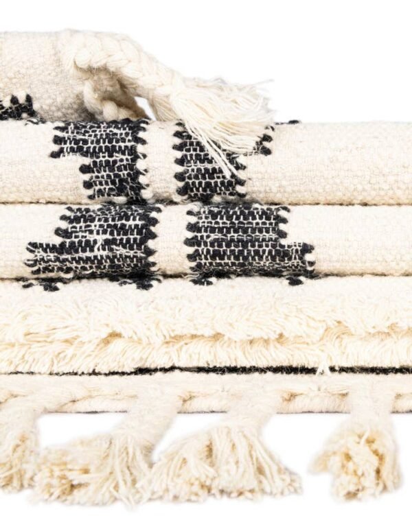 Detail image of  2' 2 x 5' 1  Hand Woven Arizona Wool Runner Rug