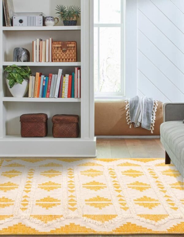 Detail image of  10' x 14' 1  Hand Woven Arizona Wool Rug