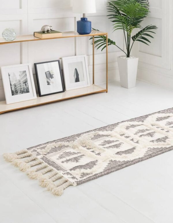 Detail image of  2' 7 x 13' 1  Hand Woven Arizona Wool Runner Rug