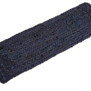 Detail image of  0' 9 x 2' 6  Hand Woven Braided Jute Stair Rug