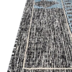 Detail image of  6' 1 x 9'  Hand Woven Kilim Wool Rug