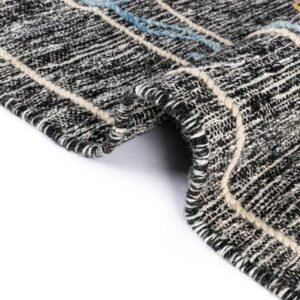 Detail image of  6' 1 x 9'  Hand Woven Kilim Wool Rug