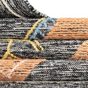 Detail image of  6' 1 x 9'  Hand Woven Kilim Wool Rug