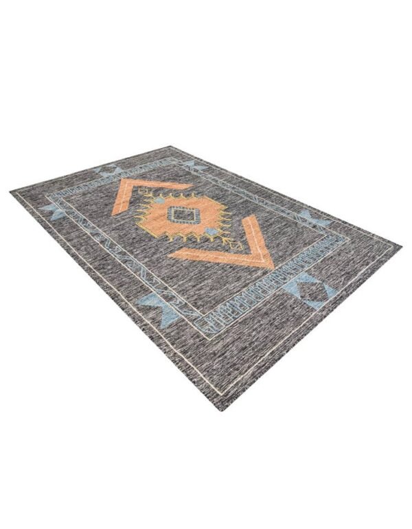 Detail image of  6' 1 x 9'  Hand Woven Kilim Wool Rug