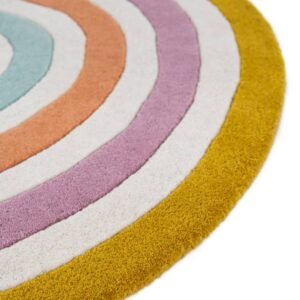 Detail image of  4' 1 x 6' 1 Hand Tufted Wool Oval Rug