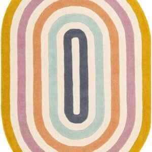 Primary image of  4' 1 x 6' 1 Hand Tufted Wool Oval Rug